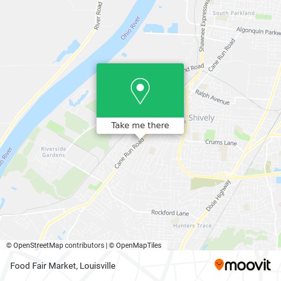 Mapa de Food Fair Market