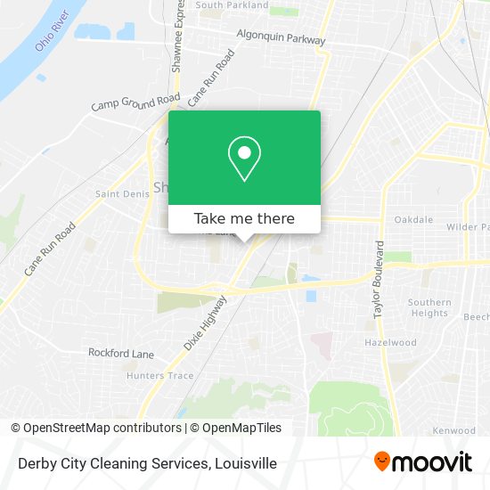 Derby City Cleaning Services map