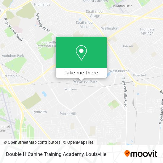 Double H Canine Training Academy map