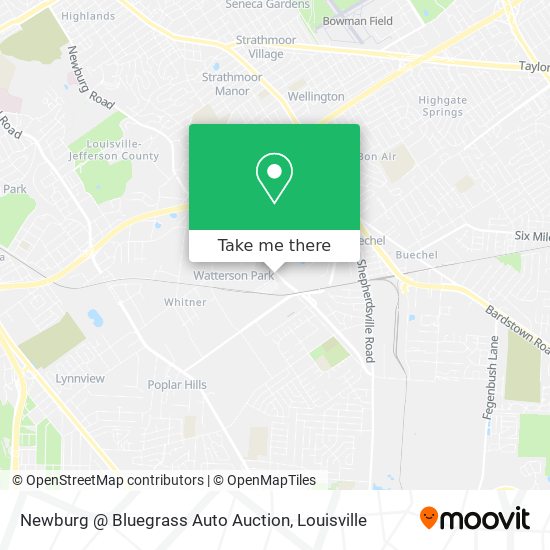 Mapa de Newburg @ Bluegrass Auto Auction