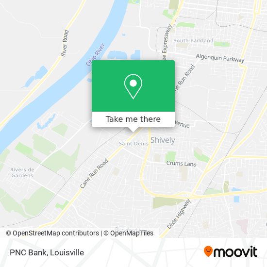 PNC Bank map