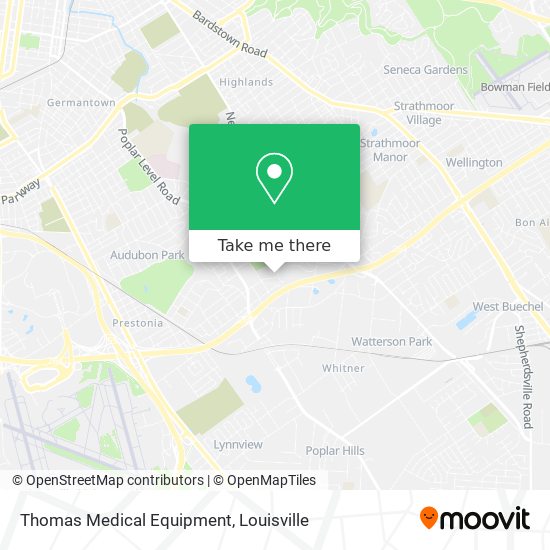Mapa de Thomas Medical Equipment