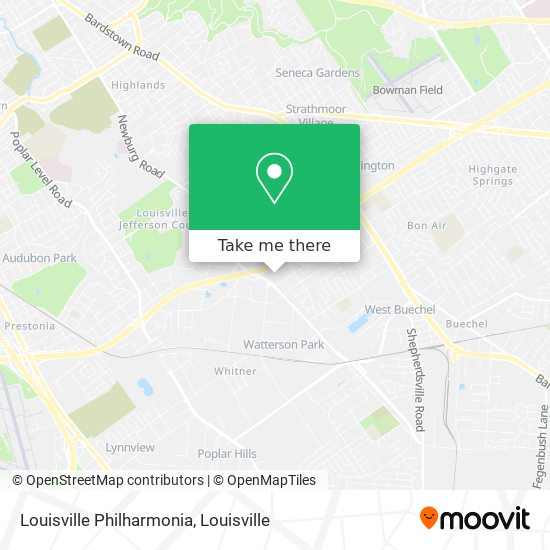 Mapa de Louisville Philharmonia