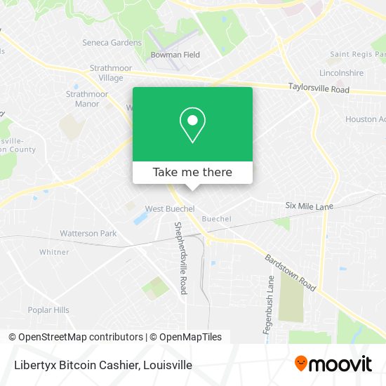 Libertyx Bitcoin Cashier map