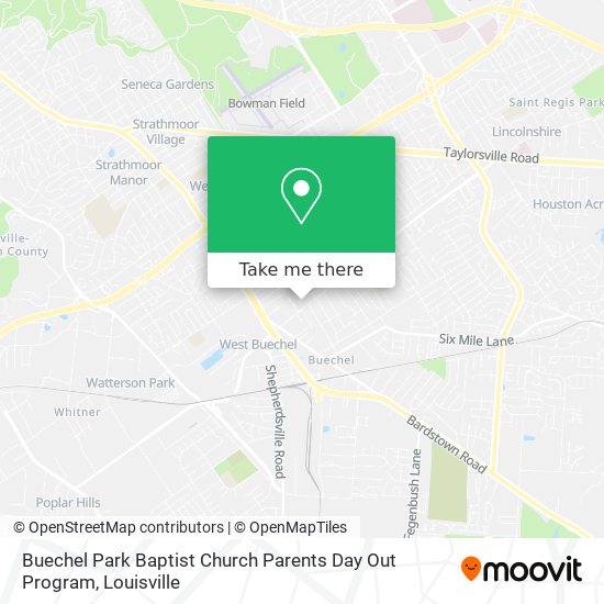 Buechel Park Baptist Church Parents Day Out Program map