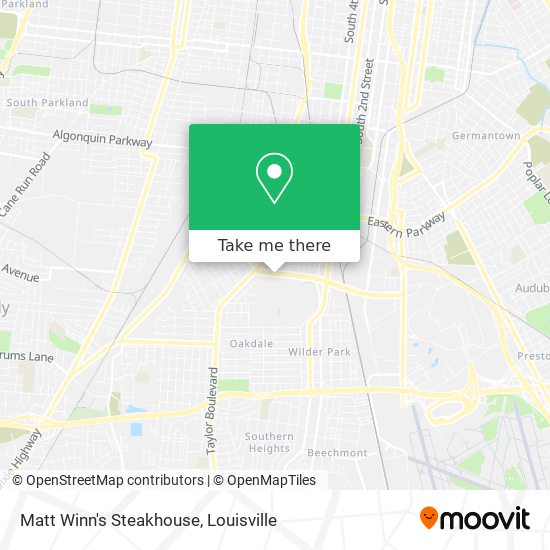 Mapa de Matt Winn's Steakhouse