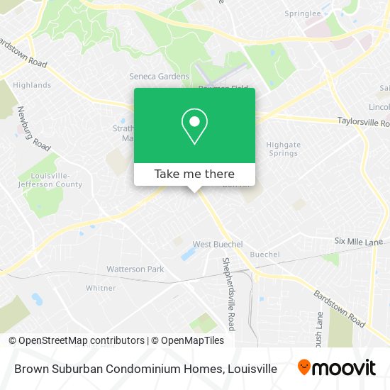 Brown Suburban Condominium Homes map