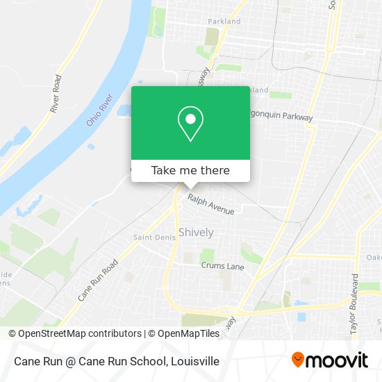 Mapa de Cane Run @ Cane Run School