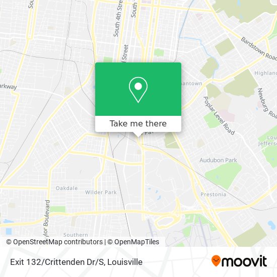 Exit 132/Crittenden Dr/S map