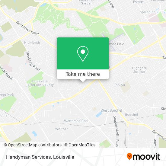 Mapa de Handyman Services