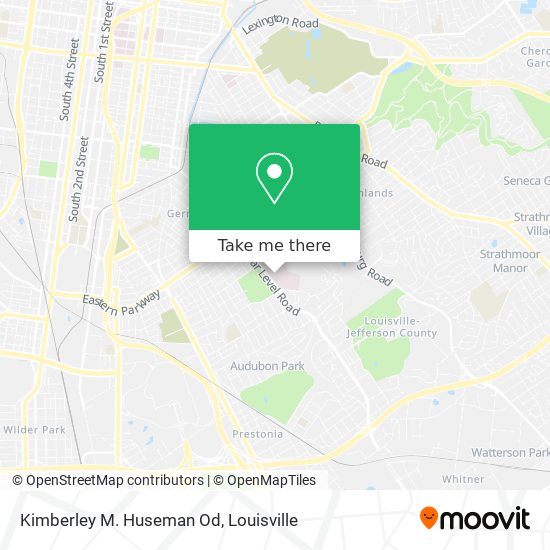 Kimberley M. Huseman Od map