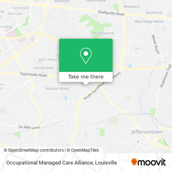 Occupational Managed Care Alliance map