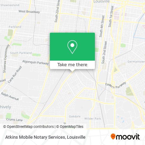 Atkins Mobile Notary Services map