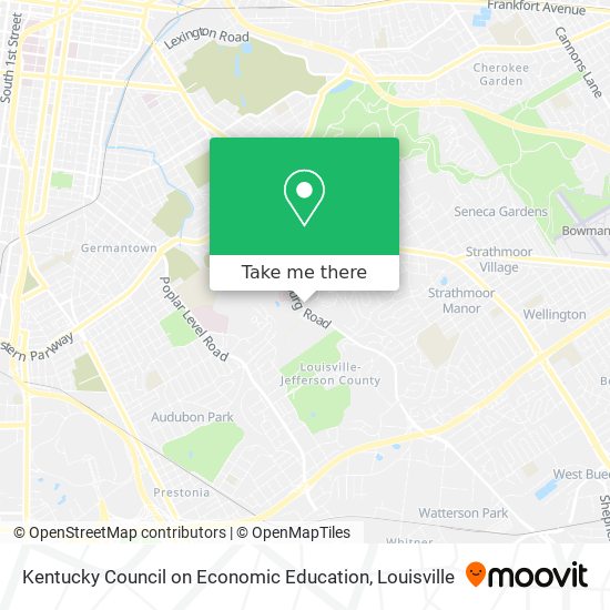 Kentucky Council on Economic Education map