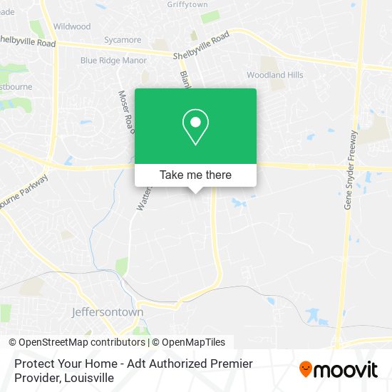 Protect Your Home - Adt Authorized Premier Provider map