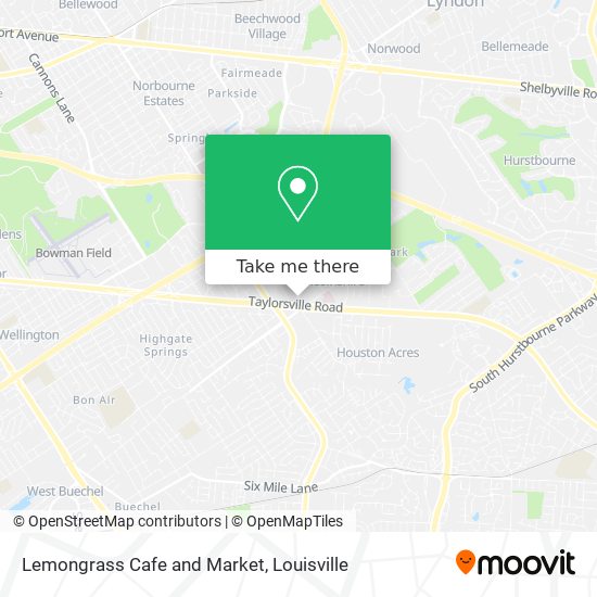 Mapa de Lemongrass Cafe and Market