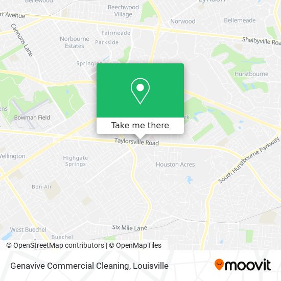 Genavive Commercial Cleaning map