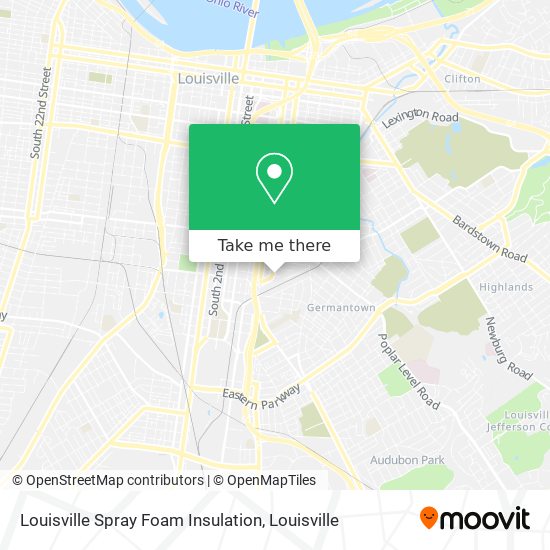 Mapa de Louisville Spray Foam Insulation