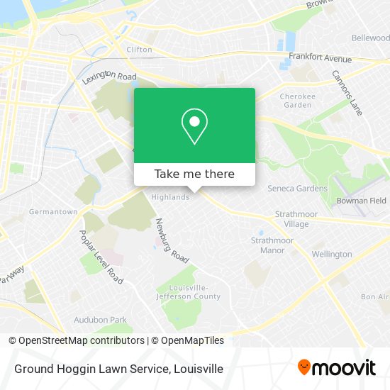 Mapa de Ground Hoggin Lawn Service