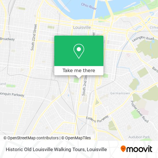 Mapa de Historic Old Louisville Walking Tours