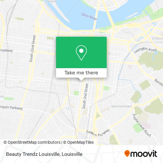 Beauty Trendz Louisville map