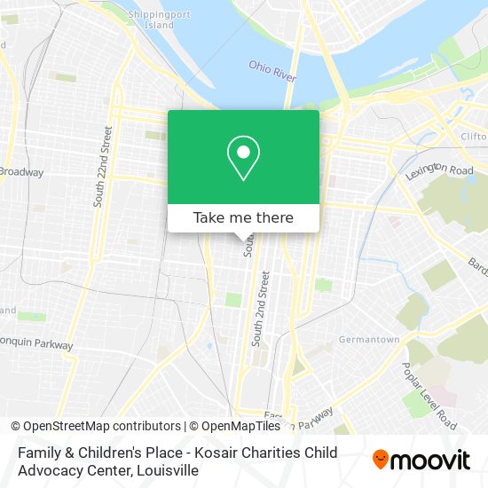 Family & Children's Place - Kosair Charities Child Advocacy Center map