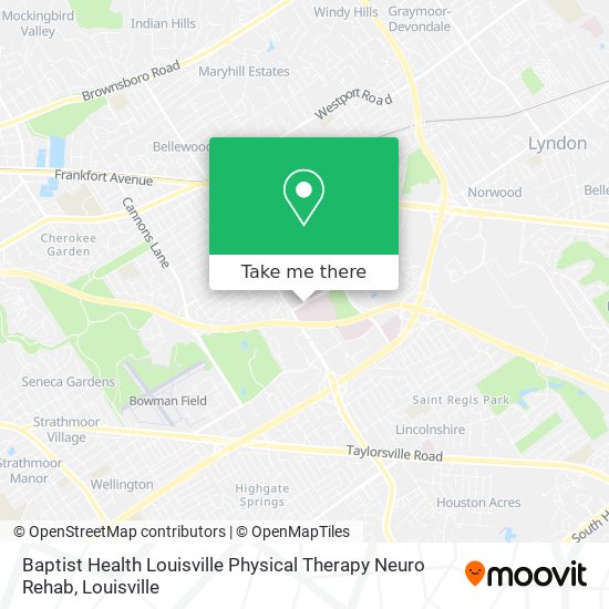 Baptist Health Louisville Physical Therapy Neuro Rehab map