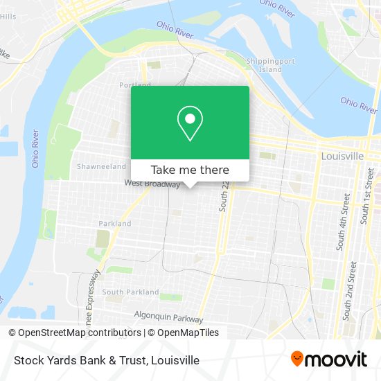 Stock Yards Bank & Trust map