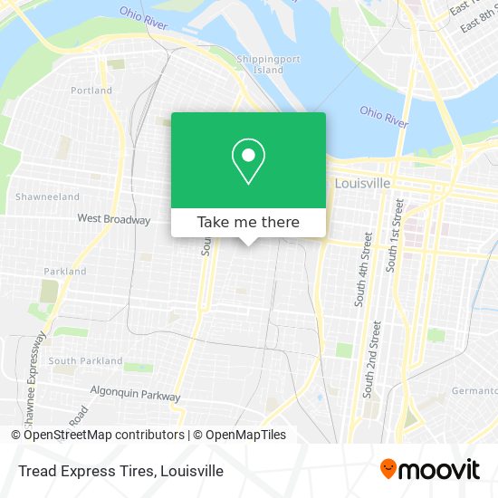 Tread Express Tires map