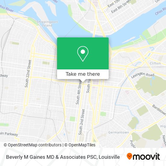 Mapa de Beverly M Gaines MD & Associates PSC