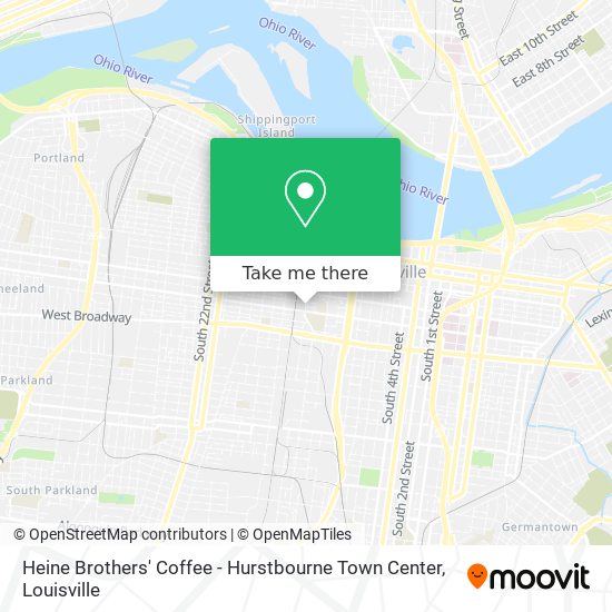 Mapa de Heine Brothers' Coffee - Hurstbourne Town Center