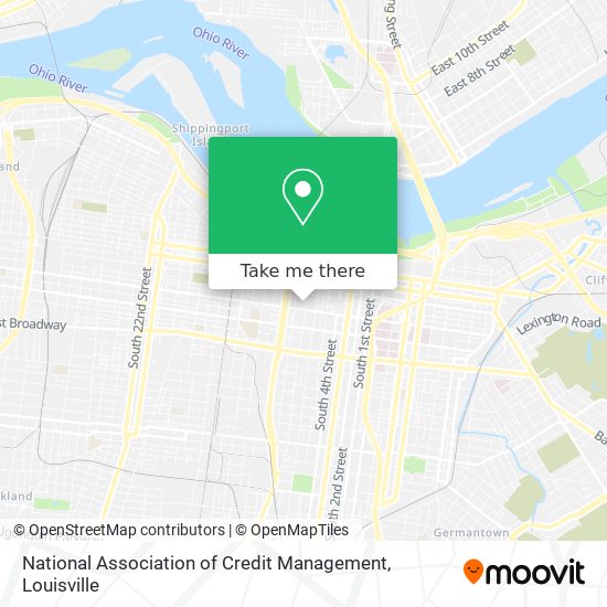 National Association of Credit Management map