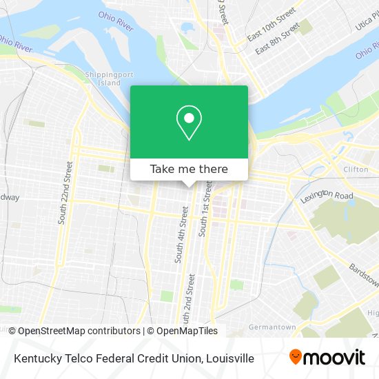 Mapa de Kentucky Telco Federal Credit Union