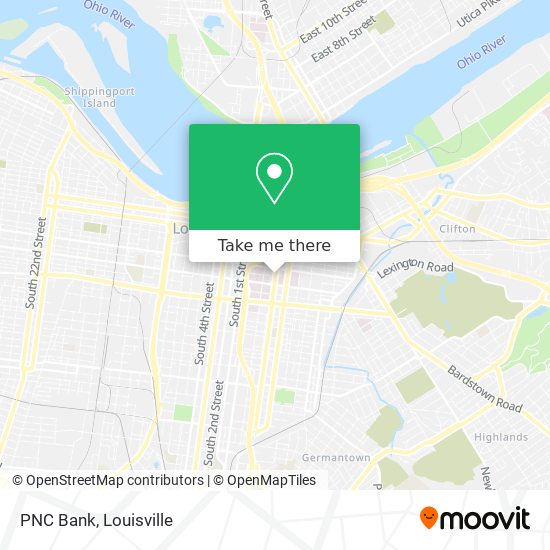 PNC Bank map