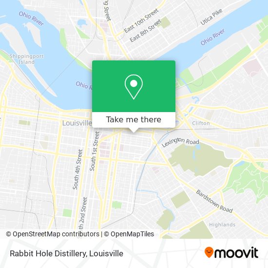 Rabbit Hole Distillery map