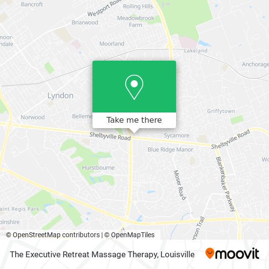 Mapa de The Executive Retreat Massage Therapy