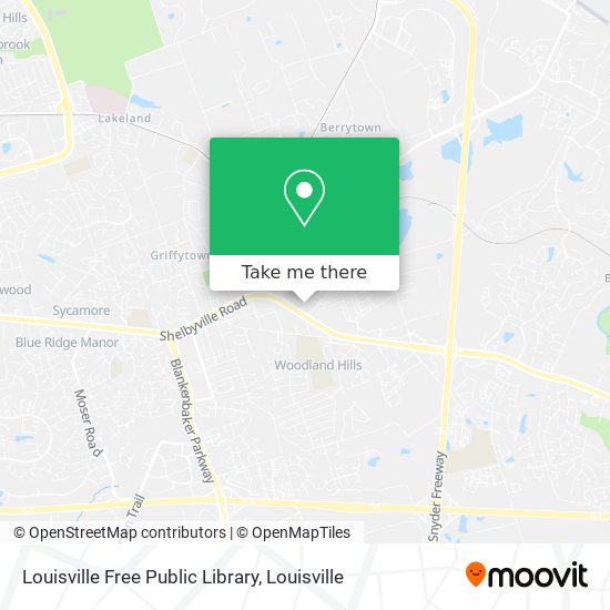 Mapa de Louisville Free Public Library