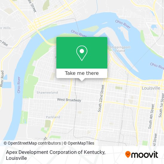 Apex Development Corporation of Kentucky map