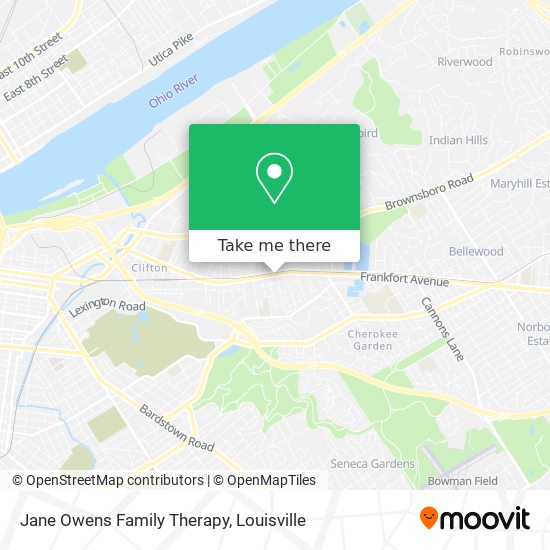 Jane Owens Family Therapy map