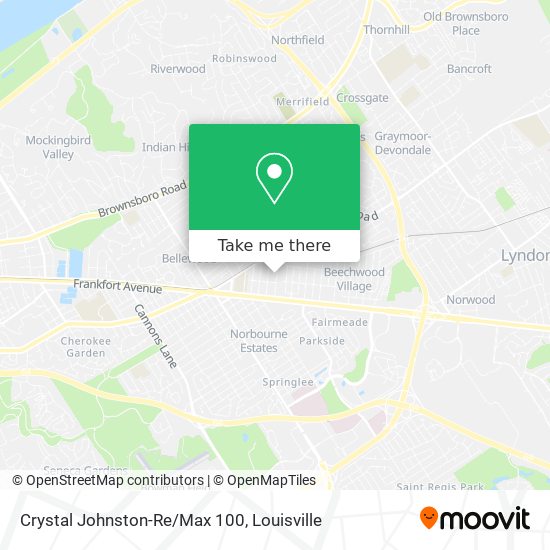 Mapa de Crystal Johnston-Re/Max 100