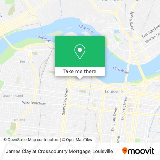 James Clay at Crosscountry Mortgage map