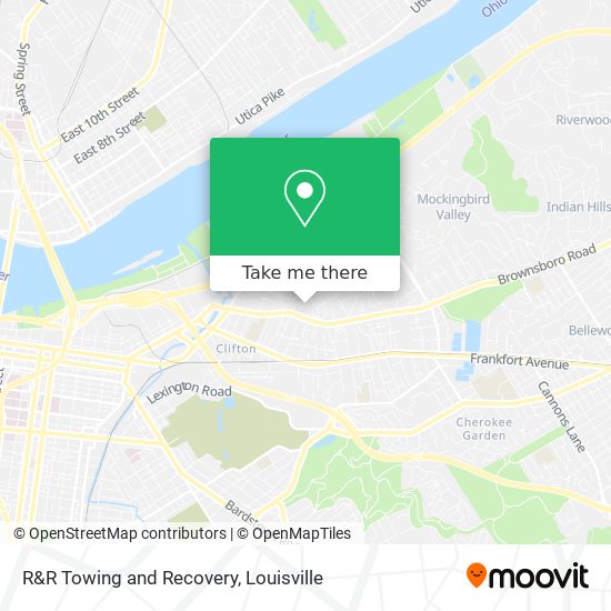 R&R Towing and Recovery map