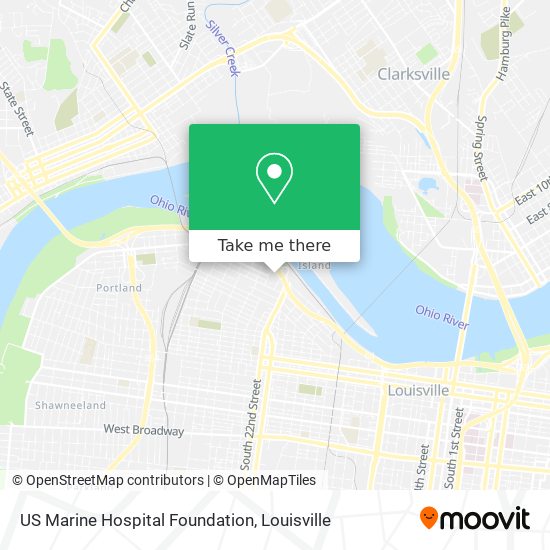 US Marine Hospital Foundation map