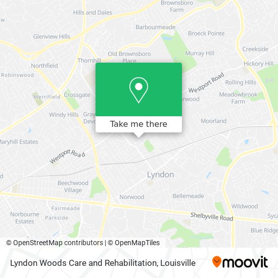 Lyndon Woods Care and Rehabilitation map