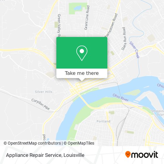 Mapa de Appliance Repair Service