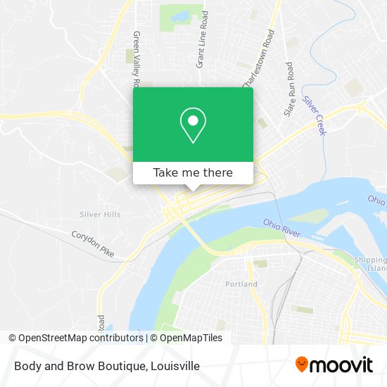 Body and Brow Boutique map