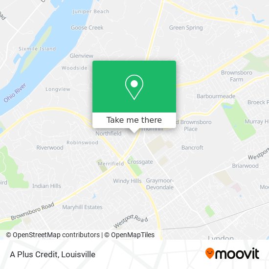 Mapa de A Plus Credit