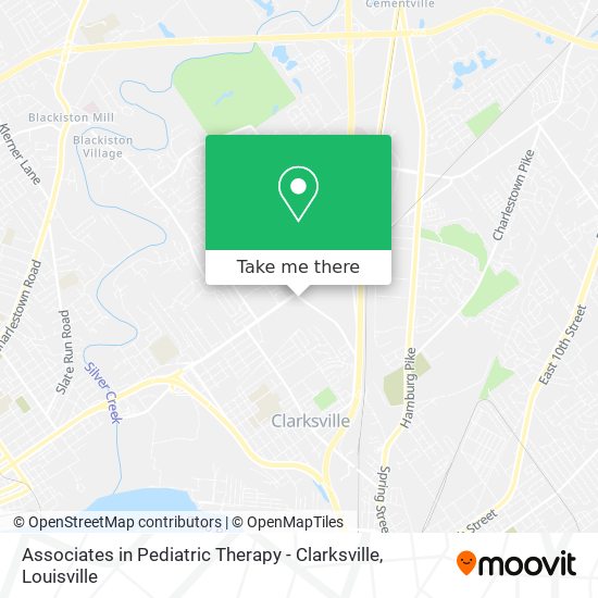 Associates in Pediatric Therapy - Clarksville map