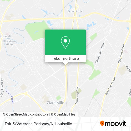 Exit 5/Veterans Parkway/N map