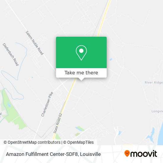 Mapa de Amazon Fulfillment Center-SDF8
